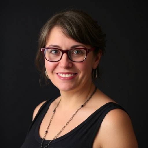 Foto de Isabela Torres, professora de improvisaäão teatral